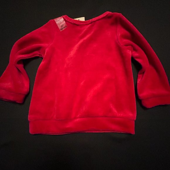 FIRST IMPRESSIONS GIRLS RED HOLIDAY TOP - Picture 3 of 5